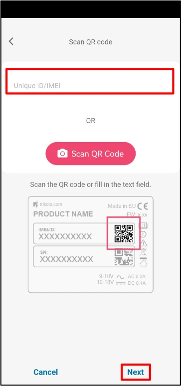 Protegus add system screen
