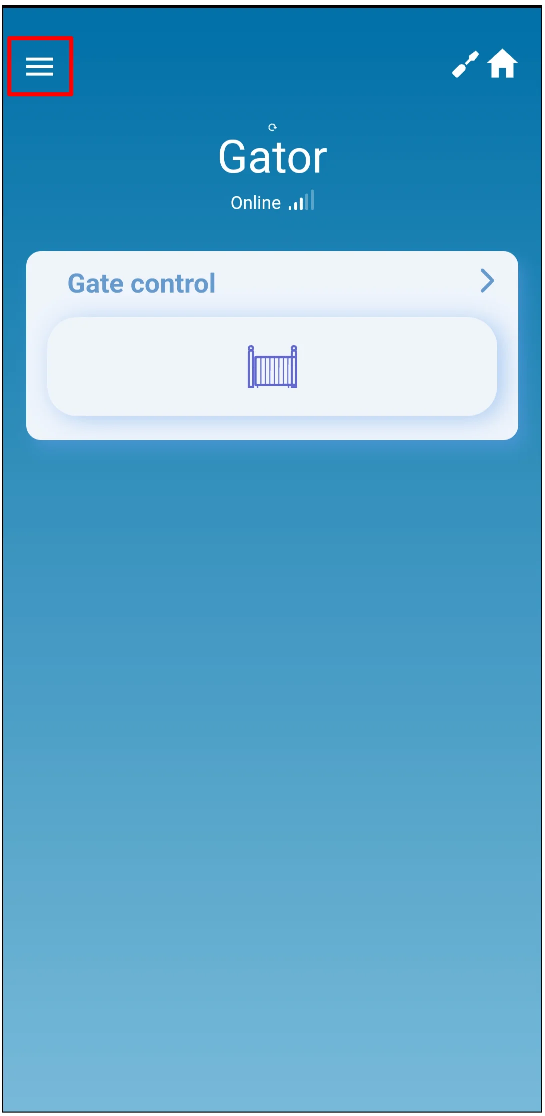Protegus2 menu button